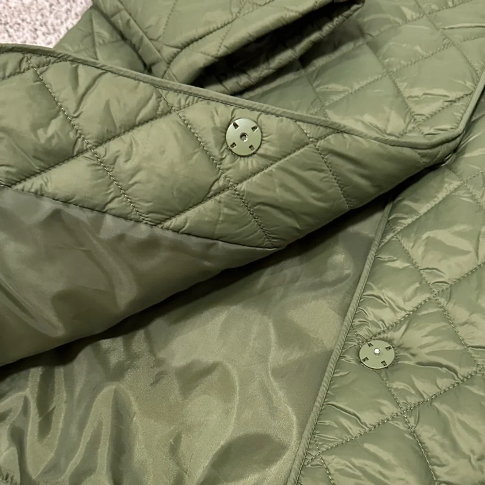 Green Quilted Jacket XL - Picture 4 of 7